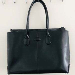 Tod’s Black Leather Tote